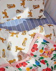 Lucas Du Tertre Yellow Jaguar Duvet Cover