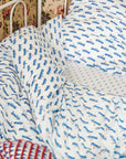 Lucas Du Tertre Blue Cars Duvet Cover