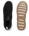 Hugo Boss Mens Titanium Run Sneakers Charcoal