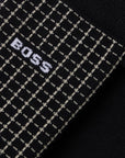 Hugo Boss Mens 2 pack Dot Patterned Socks Black