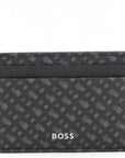 Hugo Boss Mens Card Holder Print Black