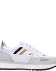 Hugo Boss Mens Jonah Run Sneakers White