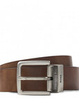 Hugo Boss Mens Classic Leather Belt Brown