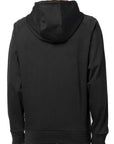 Hugo Boss Mens Drawstring Hoodie Logo Black