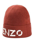 Kenzo Mens Beanie Red