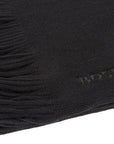 Hugo Boss Mens Wooly Scarf Black