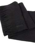 Hugo Boss Mens Wooly Scarf Black