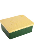 Blafre - Lunch Box with 3 compartments, Bear, Light Yellow/Dark