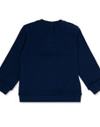 Fendi Baby Boys Logo Sweatshirt Navy Blue