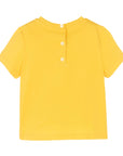 Fendi Baby Boys Logo T-Shirt Yellow