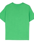 Fendi Baby Unisex Logo Print T-shirt Green