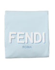 Fendi Baby Unisex Coperta Stretch Jersey Blanket Blue