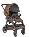 Fendi FF All Over Logo Fabric Stroller Brown