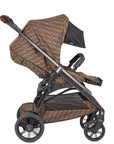 Fendi FF All Over Logo Fabric Stroller Brown