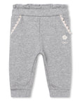 Chloe Baby Girls Logo Joggers in Grey