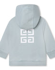 Givenchy Baby Boys Logo Hoodie in Light Blue