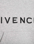 Givenchy Boys Logo Hoodie in Grey