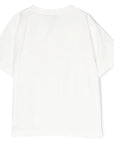 Moschino Girls Maxi T-shirt in White