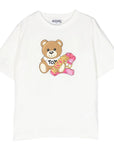 Moschino Girls Maxi T-shirt in White