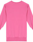 Moschino Girls Teddy Logo Dress in Pink