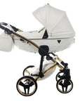 Junama Fluo Individual 3 in 1 Travel System - White/Gold