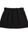 Fendi Girls Reversible Black & Monogram Print Skirt