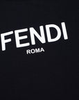 Fendi Girls Logo T-Shirt Black