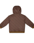 Fendi Boys Bomber Jacket Brown
