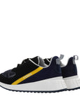 Fendi Boys Sneakers Logo Navy Blue