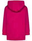 Fendi Girls Attached Bag Hoodie Pink