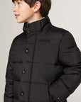 Tommy Hilfiger Kids Unisex Contrast Padded Jacket Black