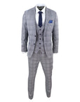 Marc Darcy Mens Jerry2 3pc Suit Grey