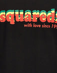 Dsquared2 Mens Logo Print T-shirt Black