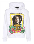 Dsquared2 BOB MARLEY COOL Hoodie - White