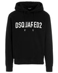 Dsquared2 Mens Logo Hoodie Black