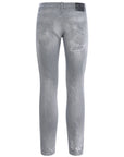 Dsquared2 Mens Washed Skater Jeans Light Grey