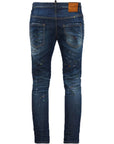 Dsquared2 Mens 5 Pockets Skater Jeans Blue