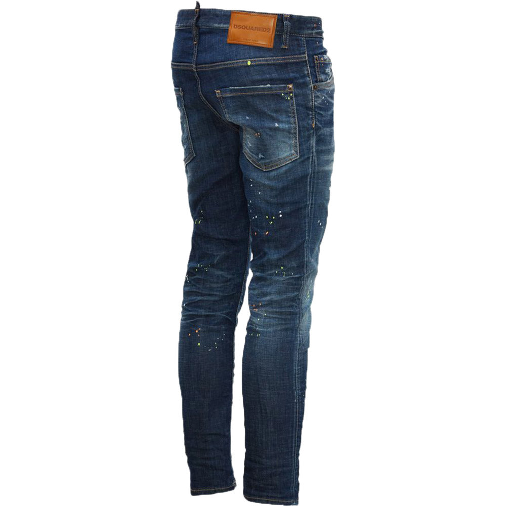 Dsquared2 Mens 5 Pockets Skater Jeans Blue