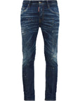 Dsquared2 Mens 5 Pockets Skater Jeans Blue