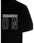 Dsquared2 Mens Icon Outline T-shirt Black