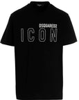 Dsquared2 Mens Icon Outline T-shirt Black