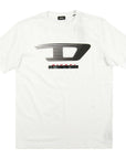 Diesel Boys Jersey T-shirt White
