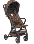 Fendi Babys FF Logo Stroller Brown