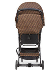 Fendi Babys FF Logo Stroller Brown