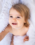 Bizzi Growin Fluffy Baby Blanket - Ice White - Koochicoo™️