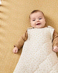 Organic Baby Sleeping Bag 2.5 Tog - Linen Rice, 0-6m