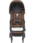 Fendi Babys FF Logo Stroller Brown