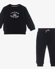 Tommy Hilfiger Baby Boys Snap button Tracksuit Navy