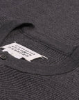 Maison Margiela Men's Classic Elbow Knit Sweater Grey