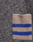 Maison Margiela Men's Knitted Pocket Jumper Grey